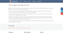 Desktop Screenshot of concon-chile.com