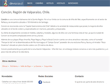 Tablet Screenshot of concon-chile.com